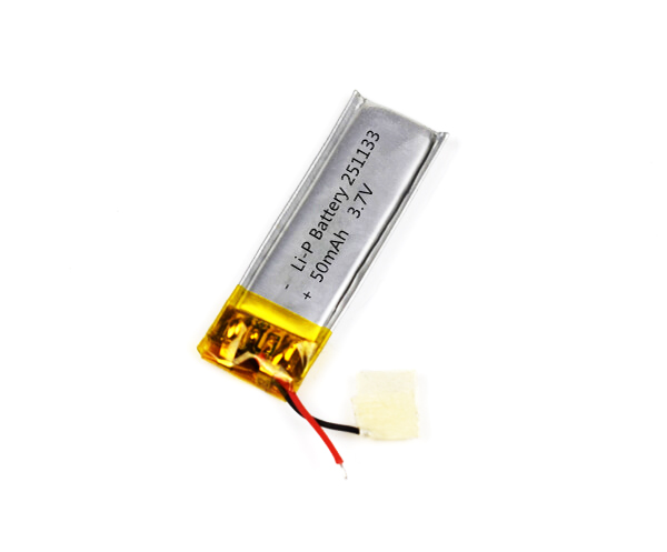 Lithium Polymer Battery 251133 50mAh 3.7V