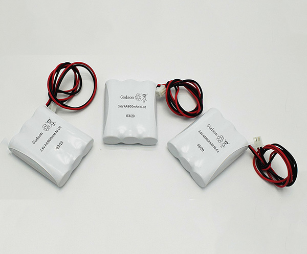 NICAD Battery Pack AA900mAh 3.6V