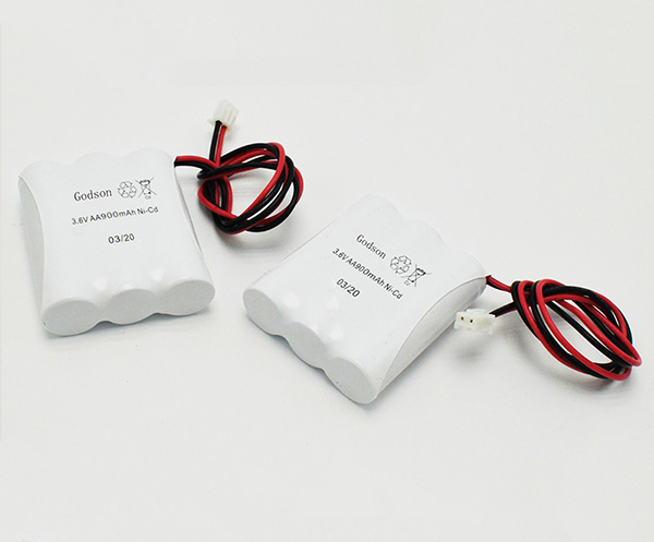 Ni-Cd Battery Pack AA900mAh 3.6V