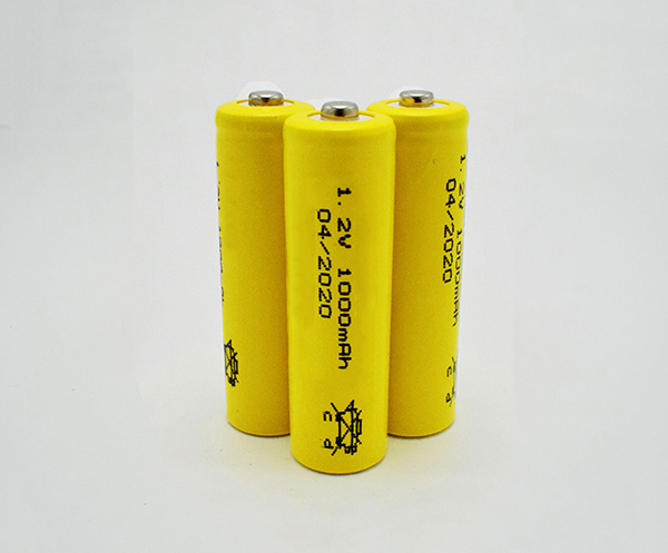 Ni-Cd Battery Cell AA 1000mAh 1.2V