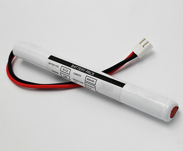 Ni-Cd Battery Pack AA600mAh 3.6V