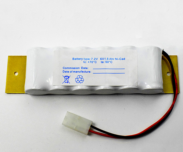 Ni-Cd  Battery Pack 1800mAh 7.2V