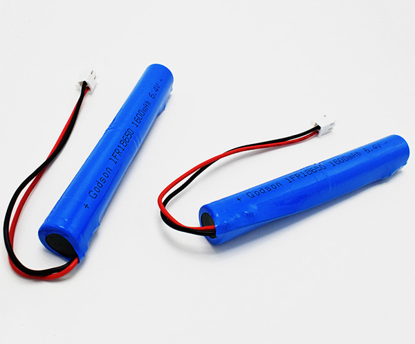 LiFePO4 IFR18650 1600mAh 6.4V