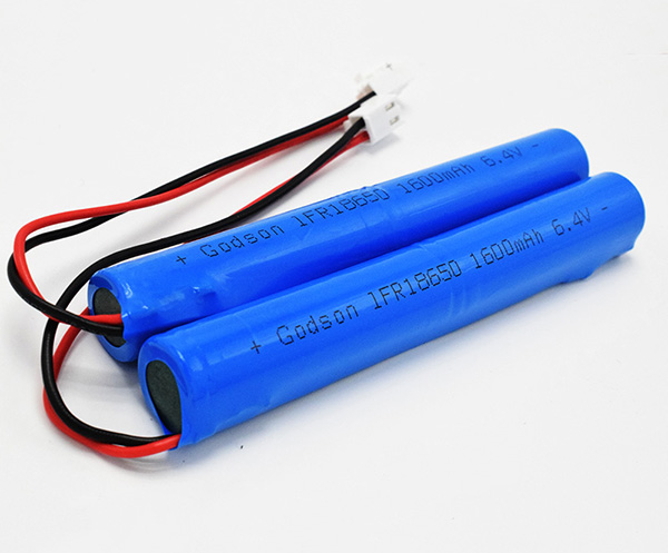 LiFePO4 IFR18650 1600mAh 6.4V