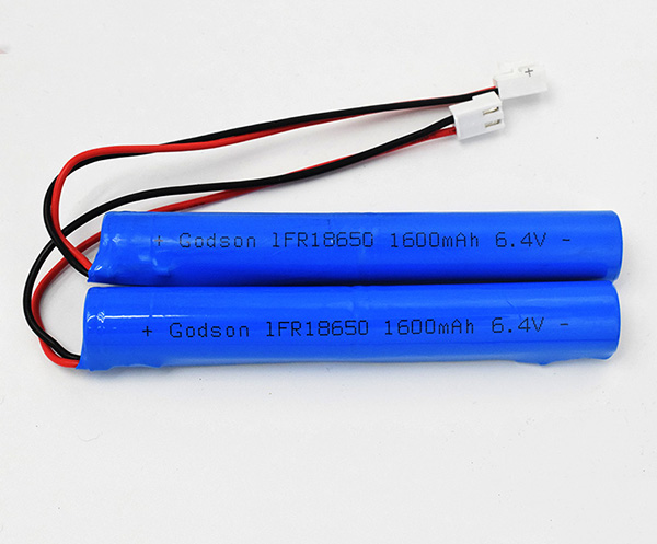 LiFePO4 IFR18650 1600mAh 6.4V