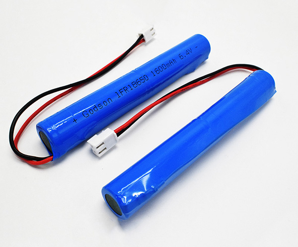 LiFePO4 IFR18650 1600mAh 6.4V