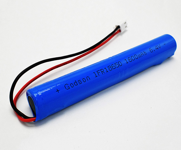 LiFePO4 IFR18650 1600mAh 6.4V