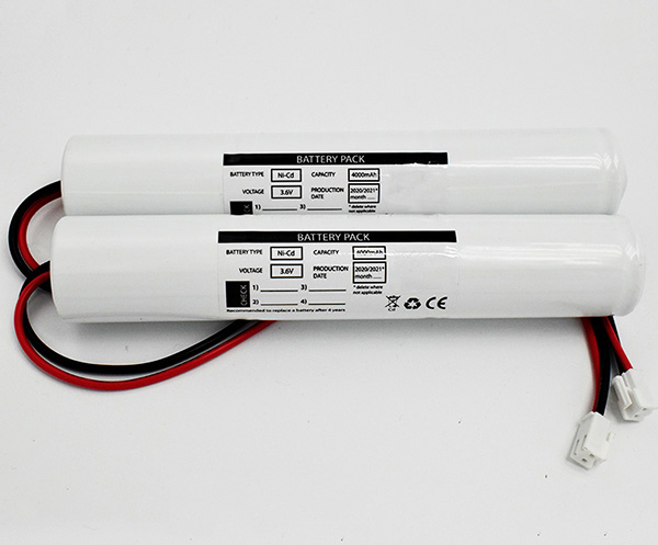 Ni-Cd Battery Pack D4000mAh 3.6V