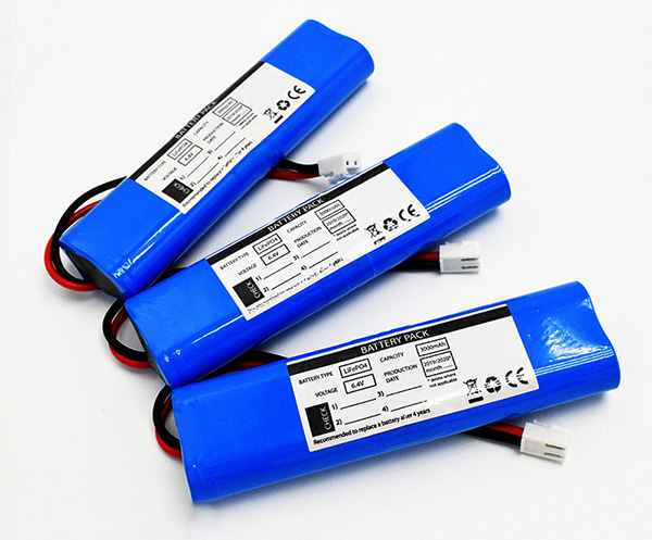 LiFePO4 Packs 3000mAh 6.4V