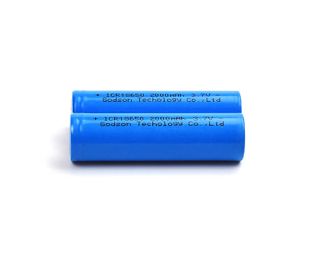 Lithium Battery ICR18650 2000mAh 3.7V