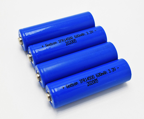 LiFePO4   IFR14500 3.2V 600mAh