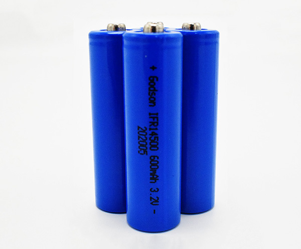 LiFePO4   IFR14500 3.2V 600mAh