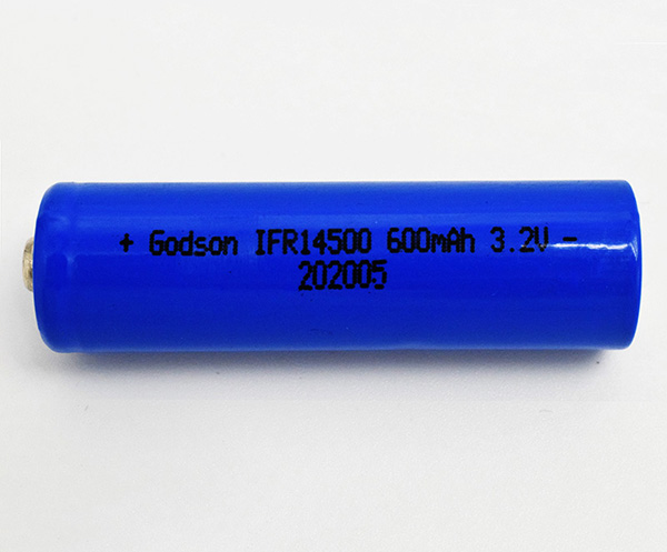 LiFePO4   IFR14500 3.2V 600mAh