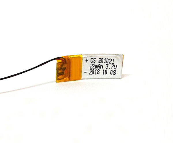 Curved Ultra Thin Battery 201021 22mAh 3.7V