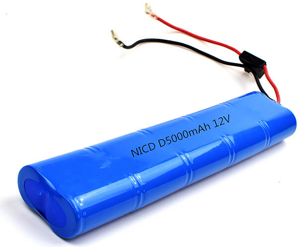 Ni-Cd Battery Pack D5000mAh 12V