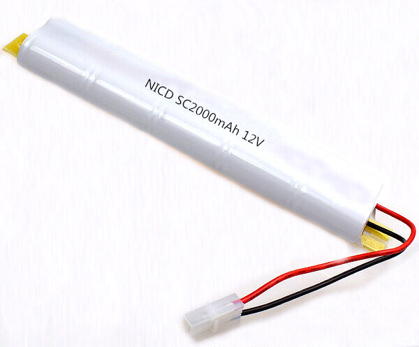 Ni-Cd Battery Pack SC2000mAh 12V