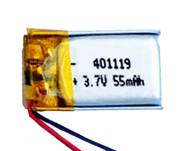 Li-Polymer Battery 401119 55mAh 3.7V