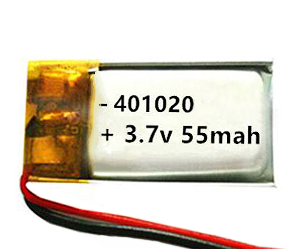 Li-Polymer Battery 401020 55mAh 3.7V