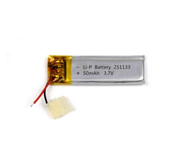 Lithium Polymer Battery 251133 50mAh 3.7V