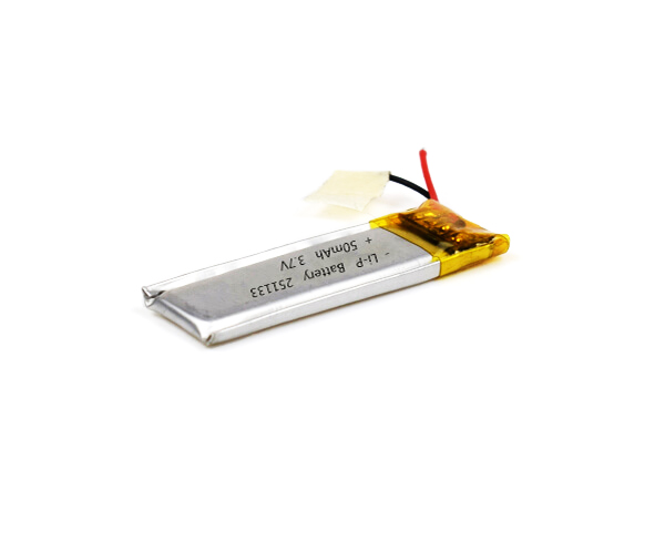 Lithium Polymer Battery 251133 50mAh 3.7V