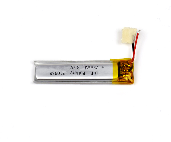 Lithium Polymer Battery 310938 75mAh 3.7V