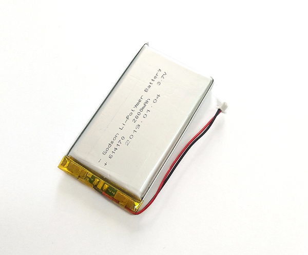 Lithium Polymer Battery 614170 2000mAh 3.7V