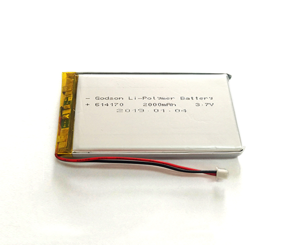 Lithium Polymer Battery 614170 2000mAh 3.7V