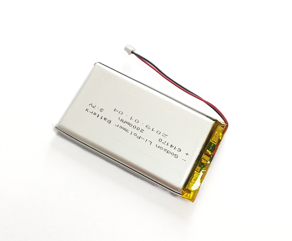 Lithium Polymer Battery 614170 2000mAh 3.7V