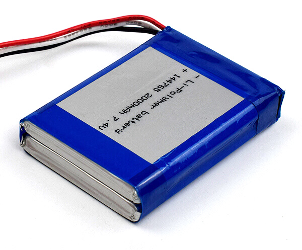 Lithium Polymer Battery 144765 2000mAh 7.4V