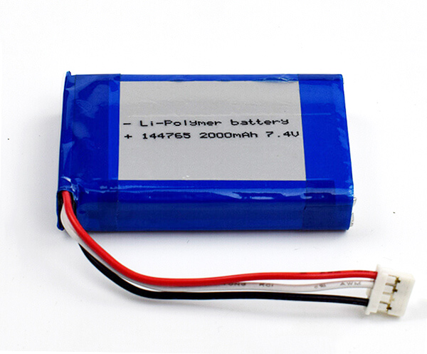 Lithium Polymer Battery 144765 2000mAh 7.4V