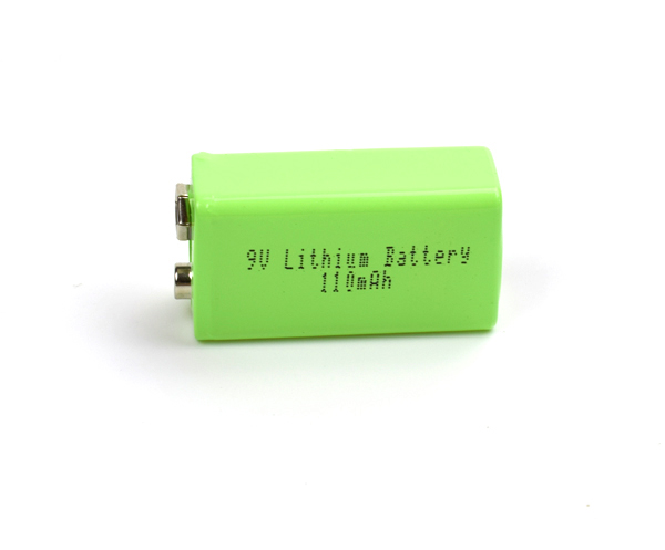 ​9V 110mAh Lithium Battery with USB