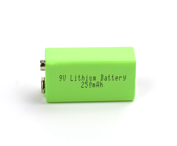 ​9V 250mAh Lithium Battery with USB