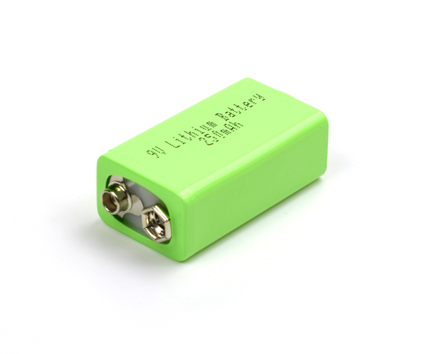 ​9V 250mAh Lithium Battery with USB