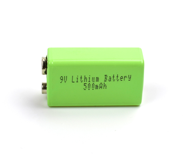 9V 500mAh Lithium Battery with USB