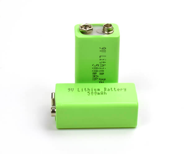 ​9V 500mAh Lithium Battery with USB