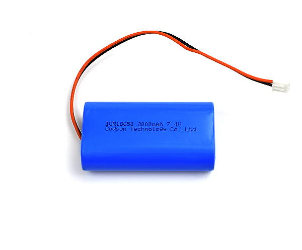 Lithium Battery ICR18650 2000mAh 7.4V