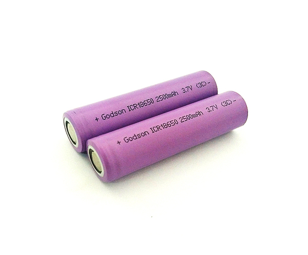 Lithium Battery ICR18650 2500mAh 3.7V