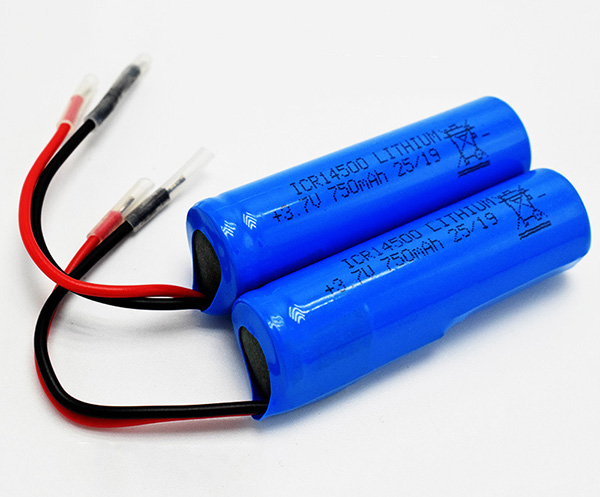 Lithium Battery ICR14500 750mAh 3.7V