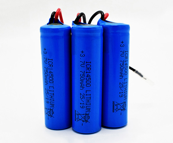 Lithium Battery ICR14500 750mAh 3.7V