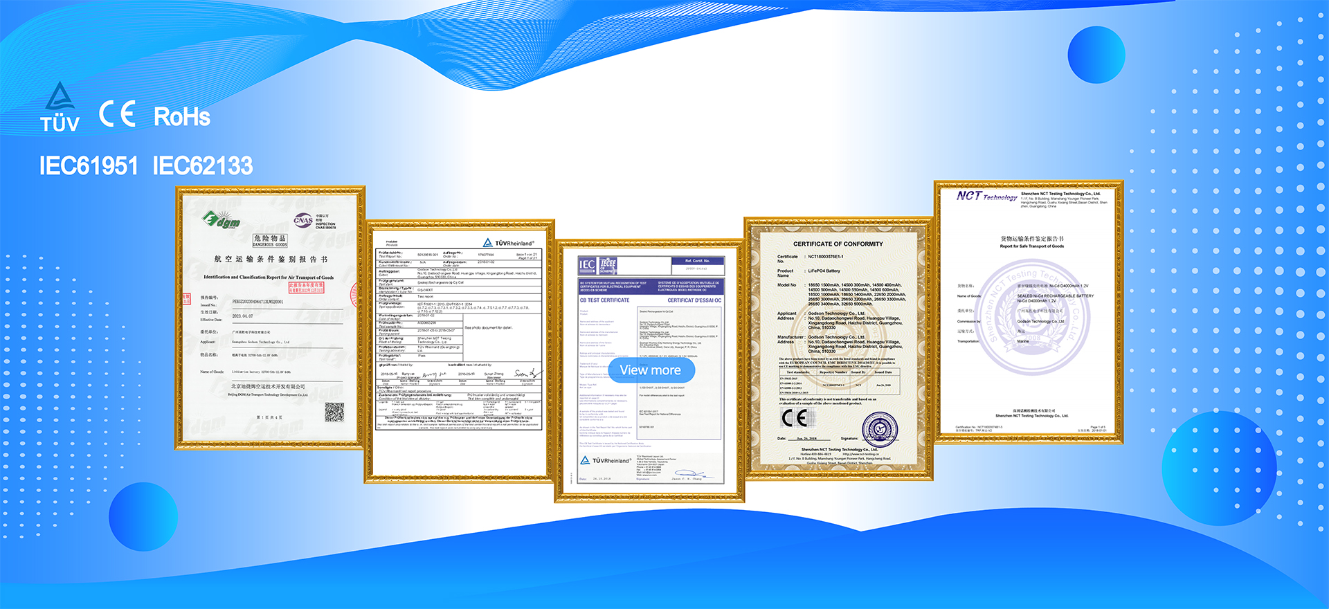  Certificates