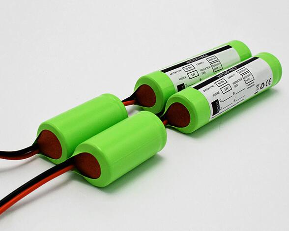 What types of batteries are used for emergency lighting?