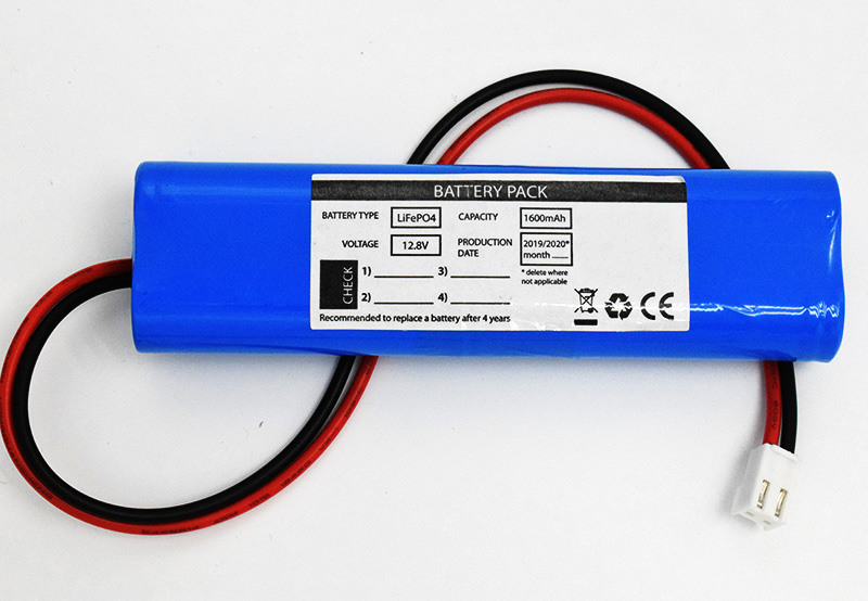 LiFePO4 Packs 1600mAh 12.8V