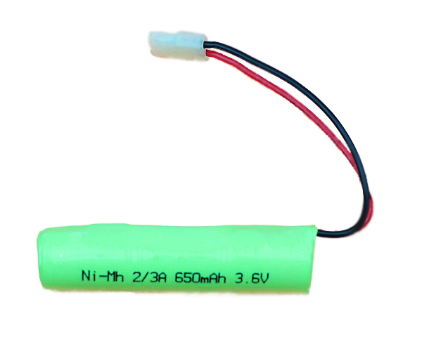 Ni-MH Battery 2/3A 650mAh 3.6V