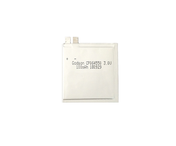 Ultra Thin Battery 064550 100mAh 3.0V