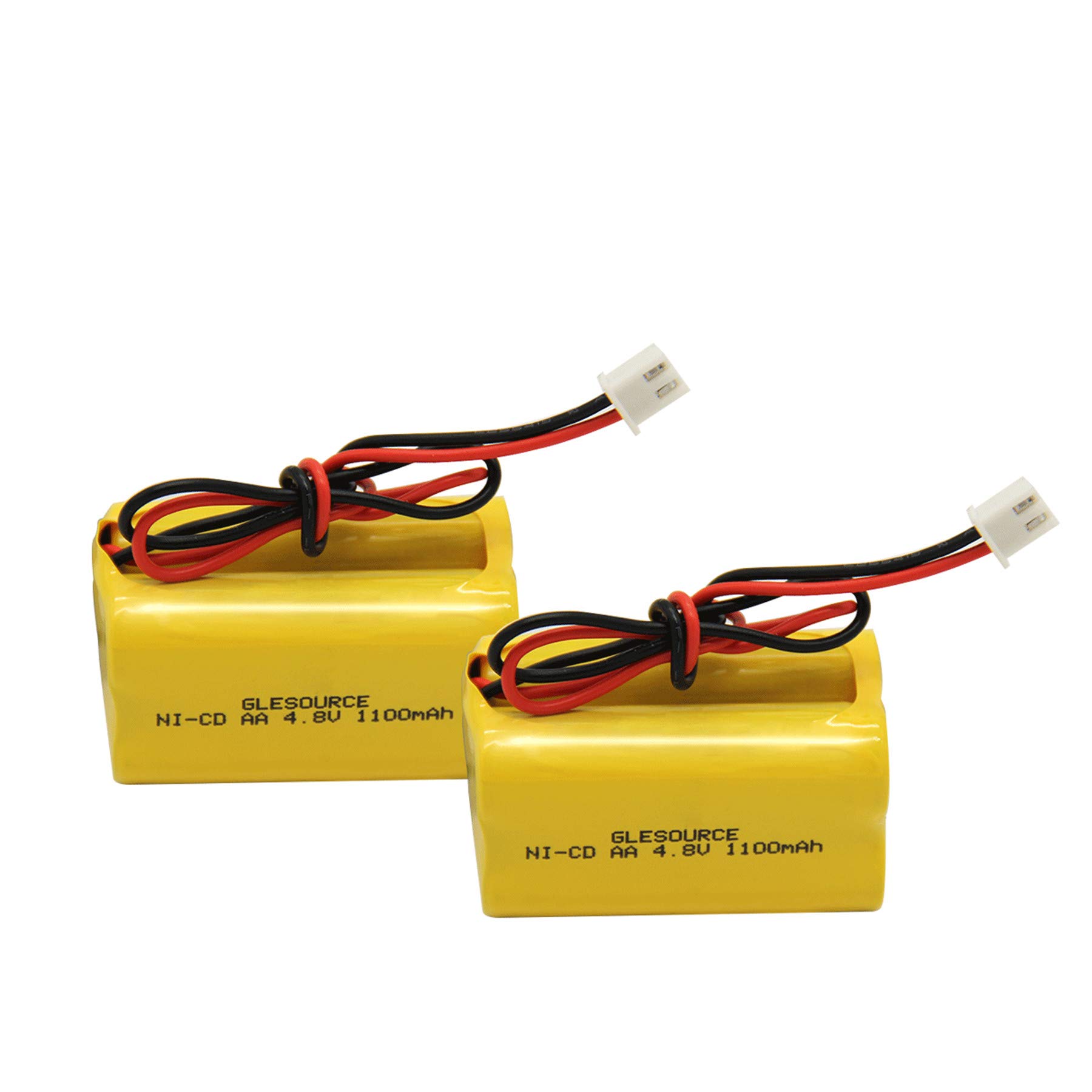 Nickel cadmium (NiCd) batteries are direct replacements for NiCd batteries in specific emergency lights and exit signs. The terminal placement and overall dimensions of a NiCd battery must match the location of mating connectors and the installation space