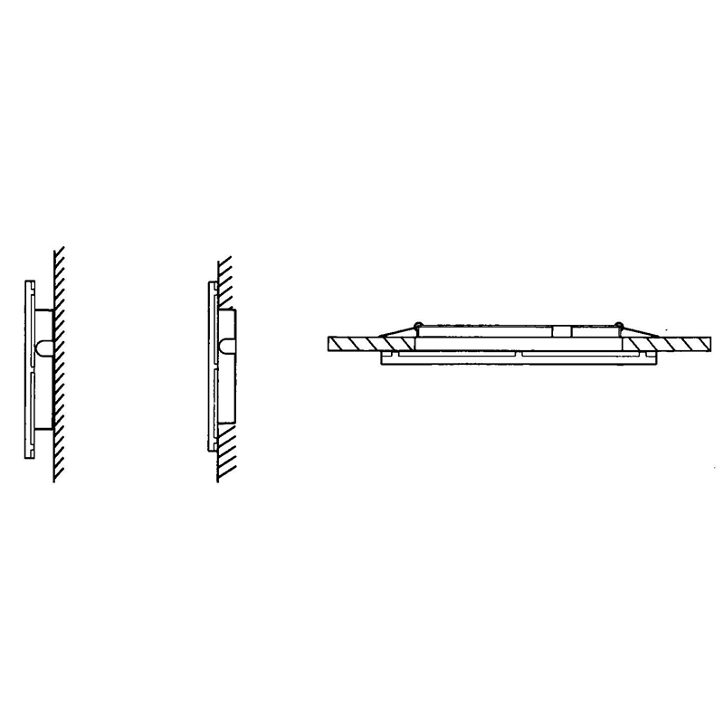 Emergency Exit Sign Lighting GS-EGSS4W