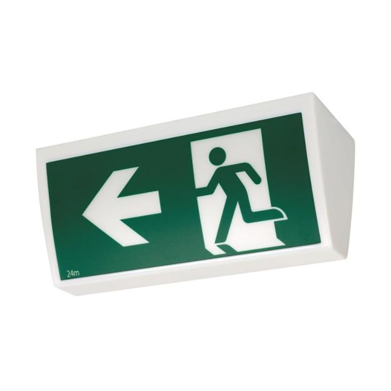 White 4 Watt EGS4DLiA Emergency Exit Sign