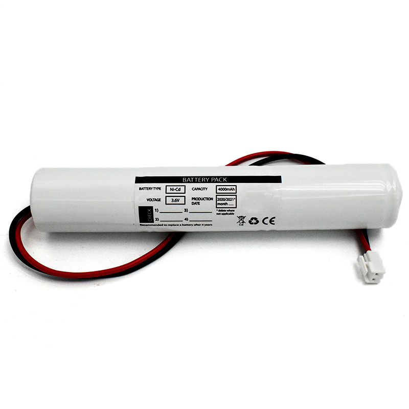  Ni-Cd Battery Pack D4000mAh 3.6V