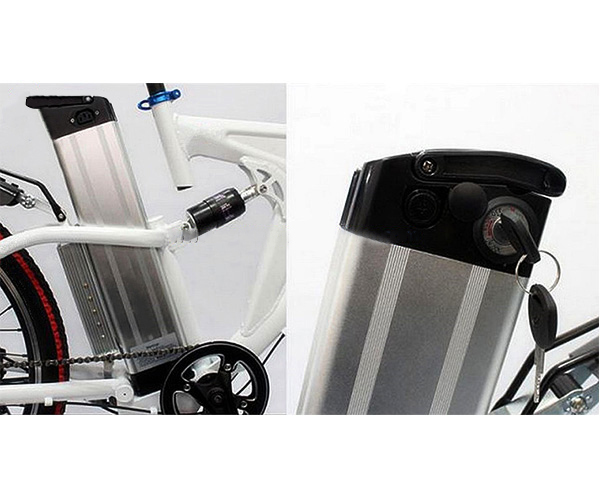 E-bike Battery 36V 10Ah Silver Fish