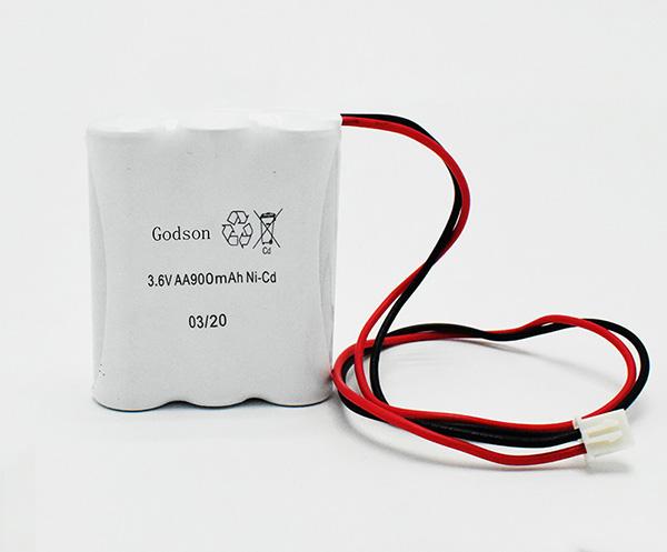 Ni-Cd Battery Pack AA900mAh 3.6V